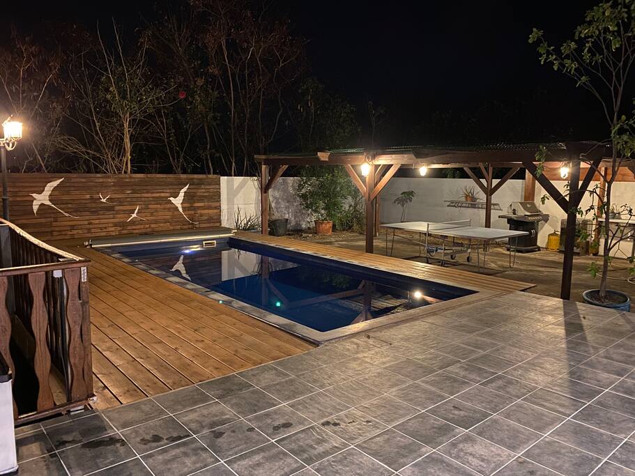 Location saisonnière avec piscine, île de la Réunion